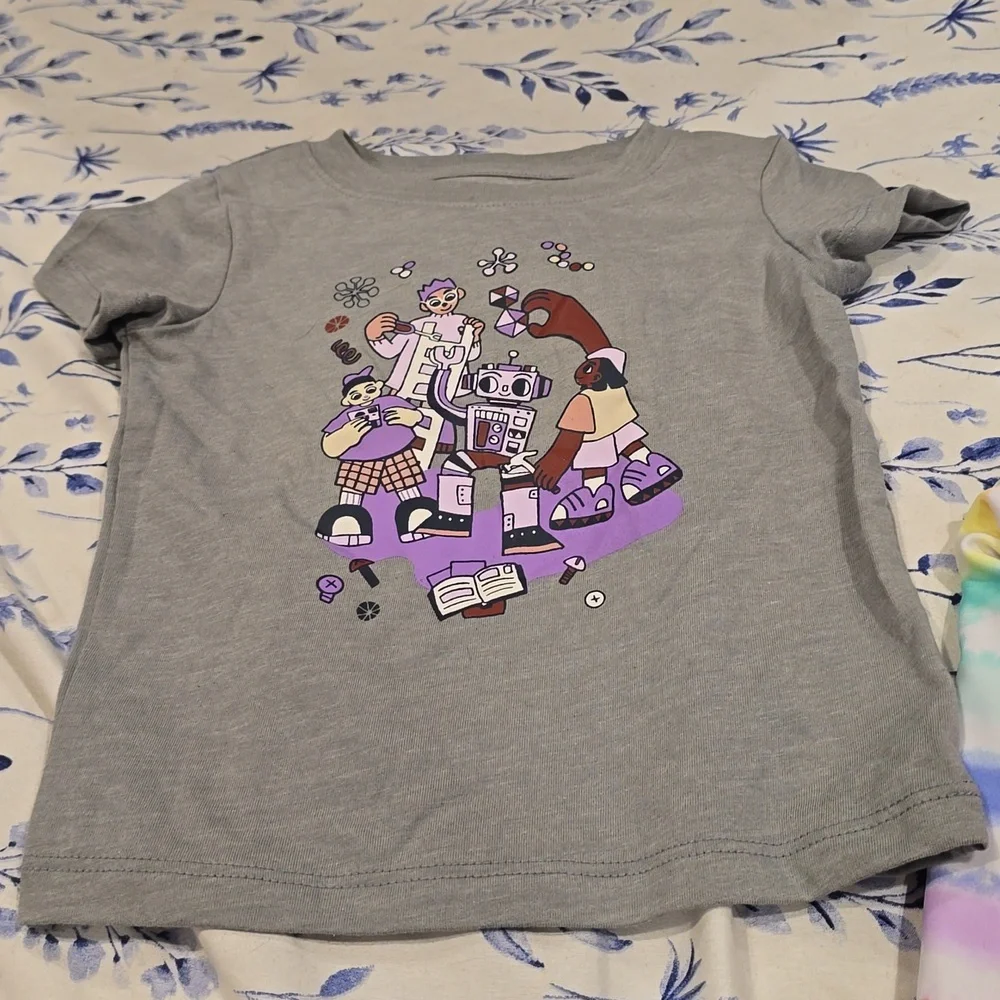 ❤️10/$13 nwot cat and jack robot shirt